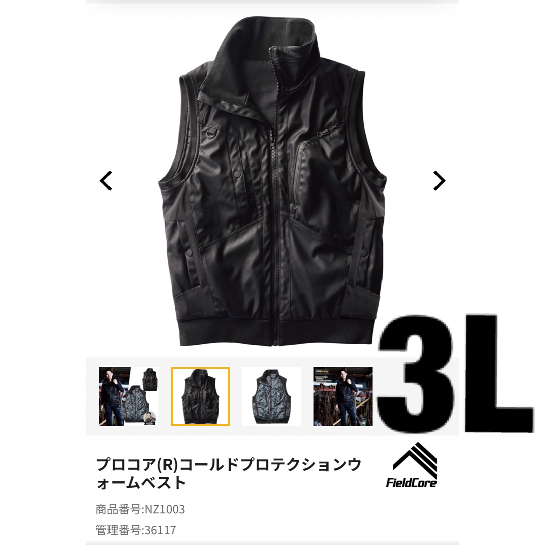 WORKMAN - ワークマン プロコア ウォームベスト 3L 新品未使用 WORKMAN - ワークマン プロコア ウォームベスト 3L 新品未使用