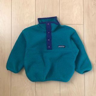 パタゴニア(patagonia)のパタゴニア キッズ フリース Rタグ グリーン 90くらい(ジャケット/上着)