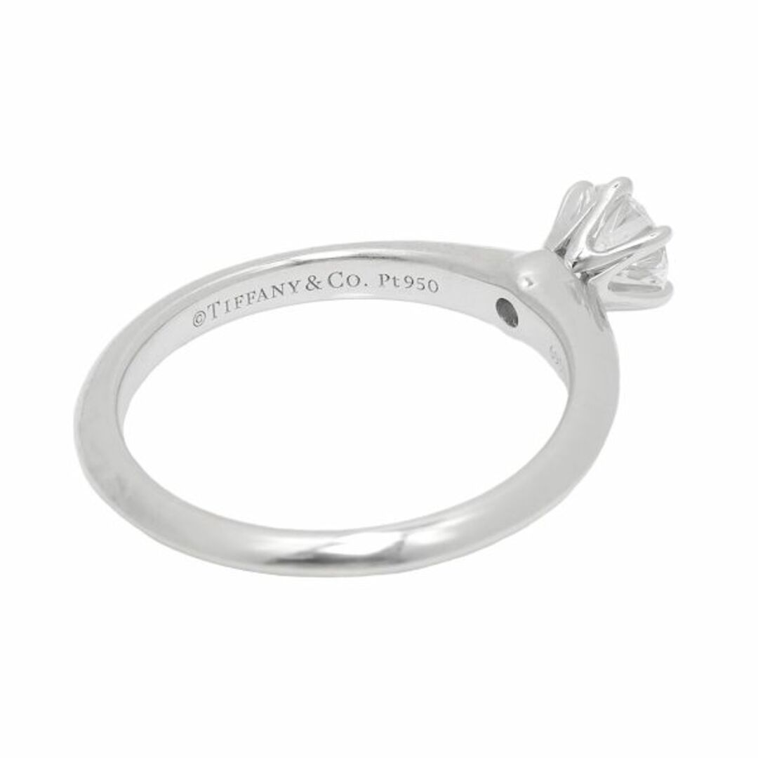 Tiffany & Co.(ティファニー)のティファニー ソリティア ダイヤ 0.31ct F/VVS2/3EX 7号 リング Pt プラチナ 指輪【鑑定書付き】VLP 90206743 レディースのアクセサリー(リング(指輪))の商品写真