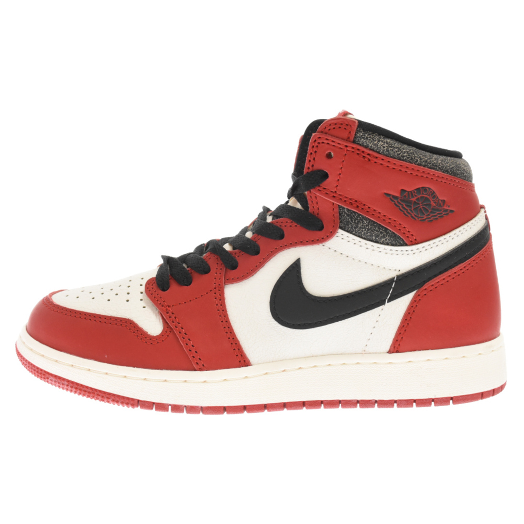 NIKE(ナイキ)のNIKE ナイキ AIR JORDAN 1 RETRO HIGH OG GS Chicago Lost & Found FD1437-612 ロスト&ファウンド ジョーダン1レトロハイシカゴ ハイカットスニーカー レッド/ホワイト US6Y/24cm レディースの靴/シューズ(スニーカー)の商品写真