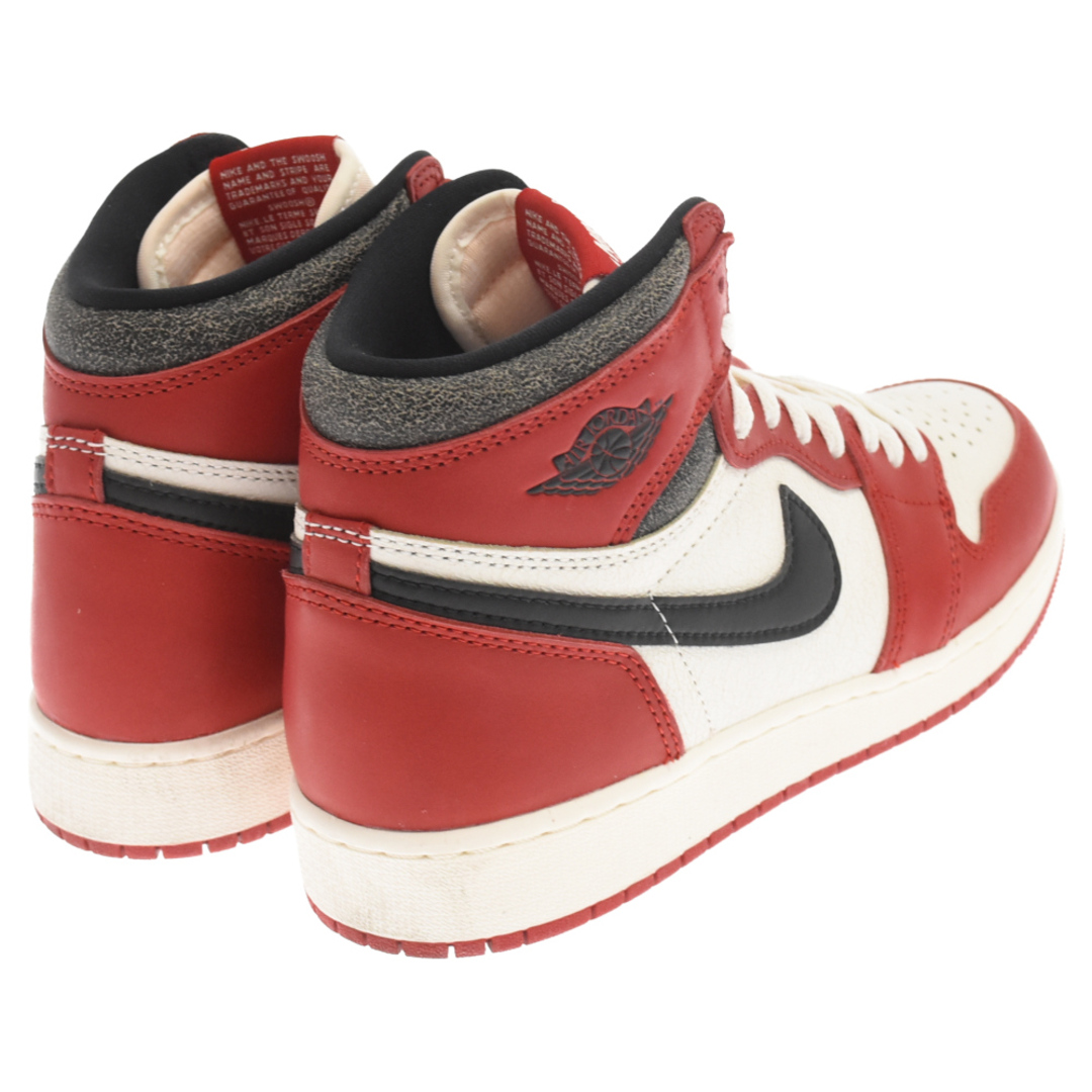 NIKE(ナイキ)のNIKE ナイキ AIR JORDAN 1 RETRO HIGH OG GS Chicago Lost & Found FD1437-612 ロスト&ファウンド ジョーダン1レトロハイシカゴ ハイカットスニーカー レッド/ホワイト US6Y/24cm レディースの靴/シューズ(スニーカー)の商品写真