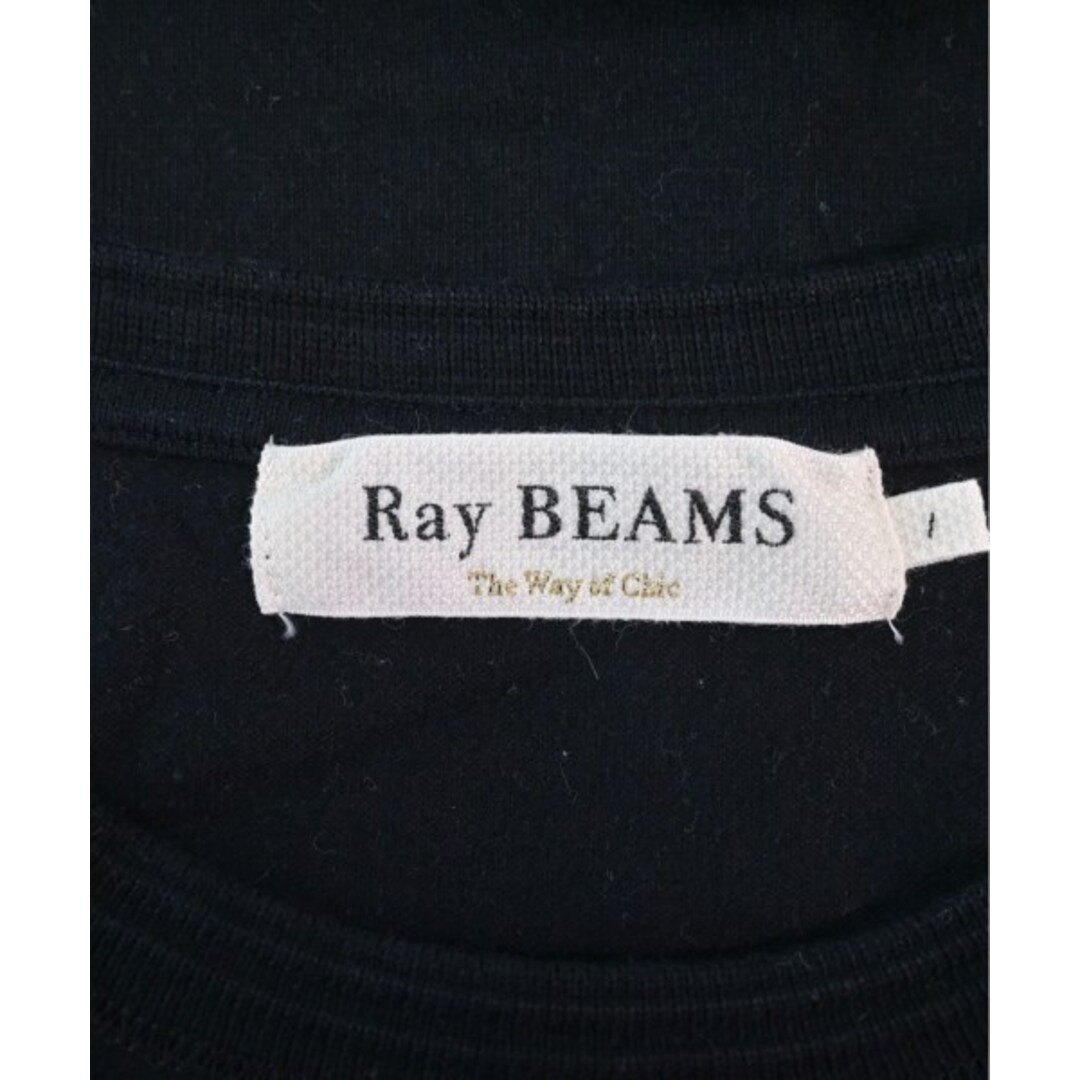 Ray BEAMS(レイビームス)のRay Beams レイビームス Tシャツ・カットソー 1(S位) 黒 【古着】【中古】 レディースのトップス(カットソー(半袖/袖なし))の商品写真