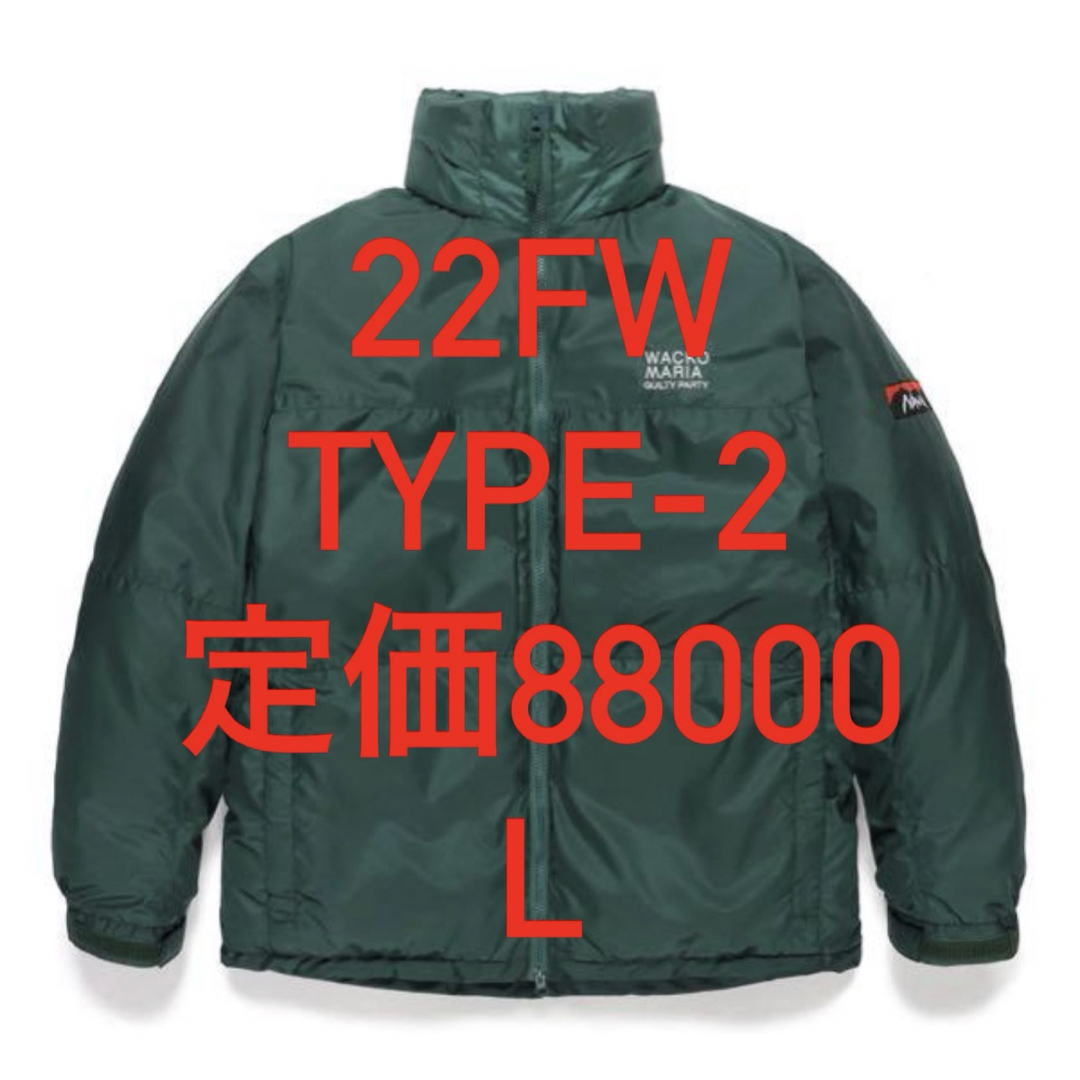 WACKO MARIA - WACKOMARIA NANGA DOWN JACKET TYPE-2 22fwの通販 WACKO MARIA - WACKOMARIA NANGA DOWN JACKET TYPE-2 22fwの通販
