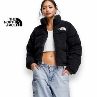 ザノースフェイス(THE NORTH FACE)の【新品】 ノースフェイス ボアジャケット ヌプシジャケット XXL ブラック(ダウンジャケット)