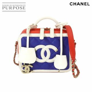 シャネル(CHANEL)の未使用 展示品 シャネル CHANEL CCフィリグリー 2way スモール バニティ ショルダー バッグ キャビアスキン レザー マルチカラー VLP 90218455(ショルダーバッグ)