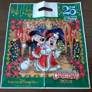 ディズニー(Disney)の東京ディズニーリゾート　25周年　クリスマスバージョン　2008 ショッピング袋(ショップ袋)