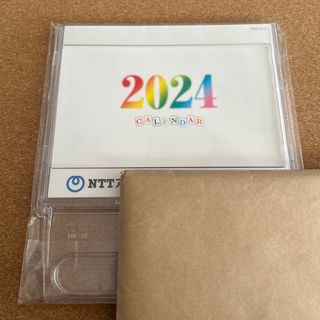 新品　卓上カレンダー　2024 NTT スケジュール(カレンダー/スケジュール)