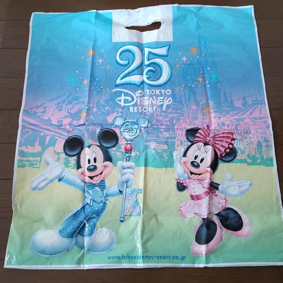 Disney(ディズニー)のディズニーリゾート25周年　 ショップ袋 レディースのバッグ(ショップ袋)の商品写真