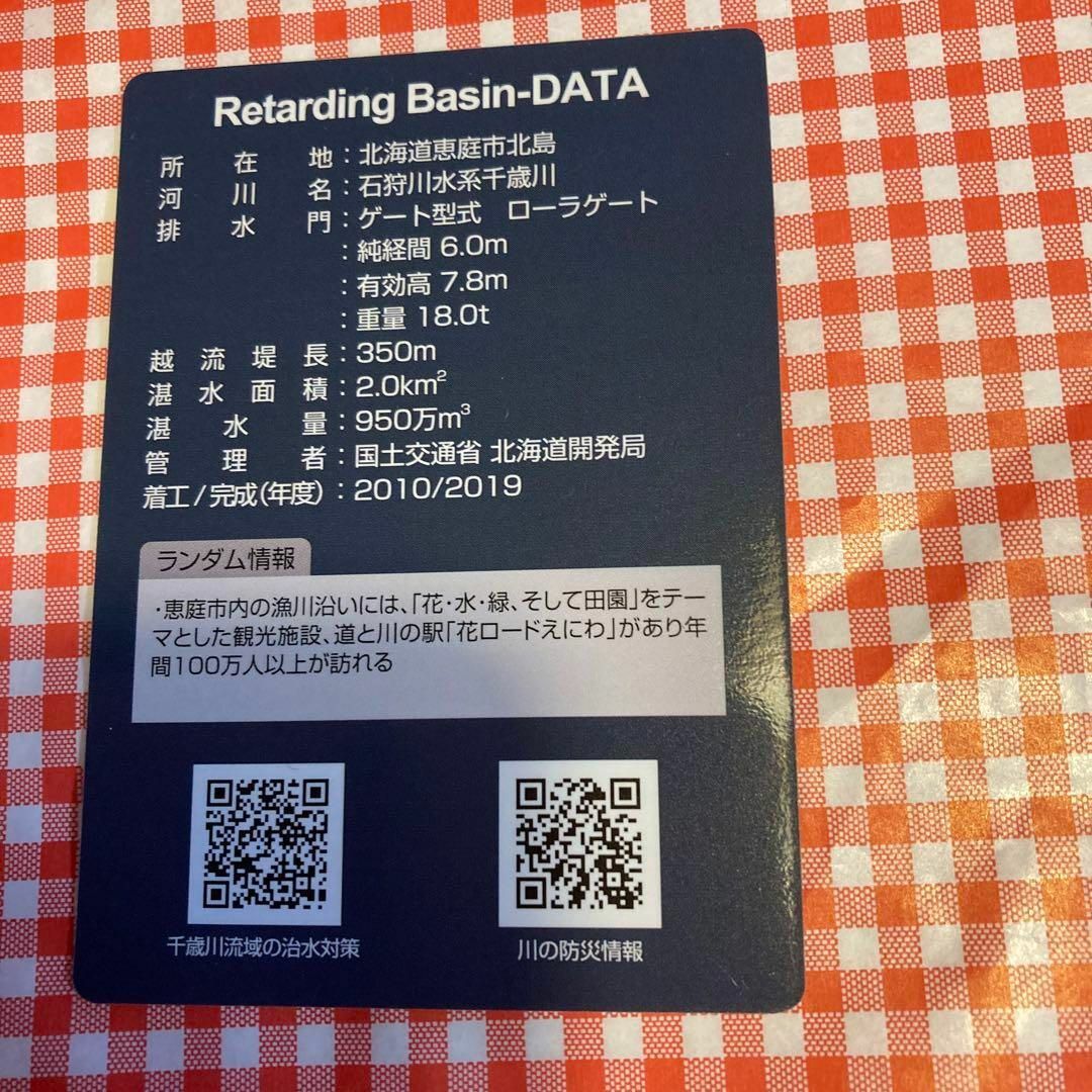 遊水地カード　北海道  北島遊水地　ver.1.0 エンタメ/ホビーのトレーディングカード(その他)の商品写真