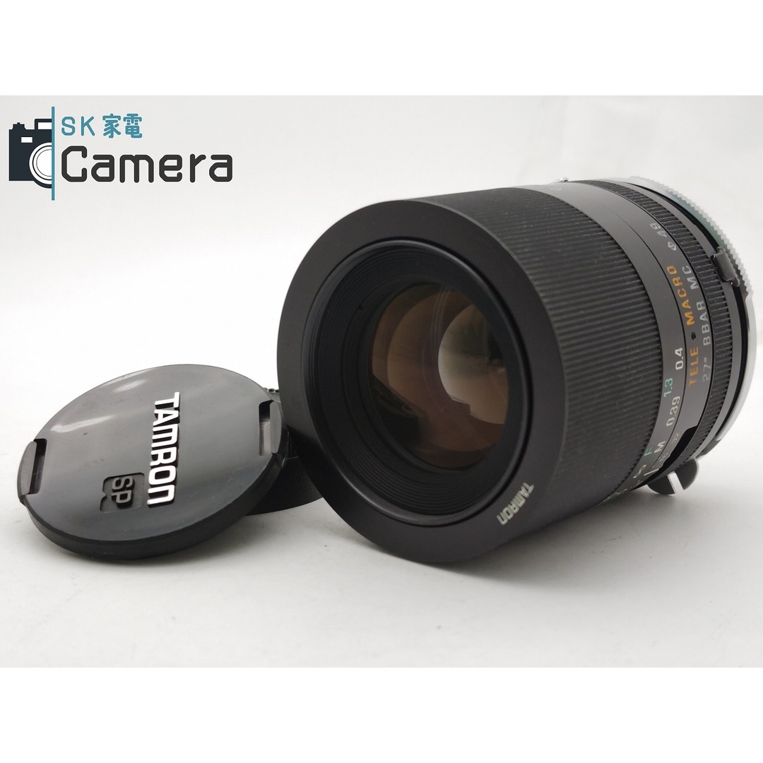 新入荷 F2.5 90ｍｍ SP TAMRON TELE キャップ付き タムロン ニコンF用 MC BBAR 27° MACRO レンズ(単焦点)