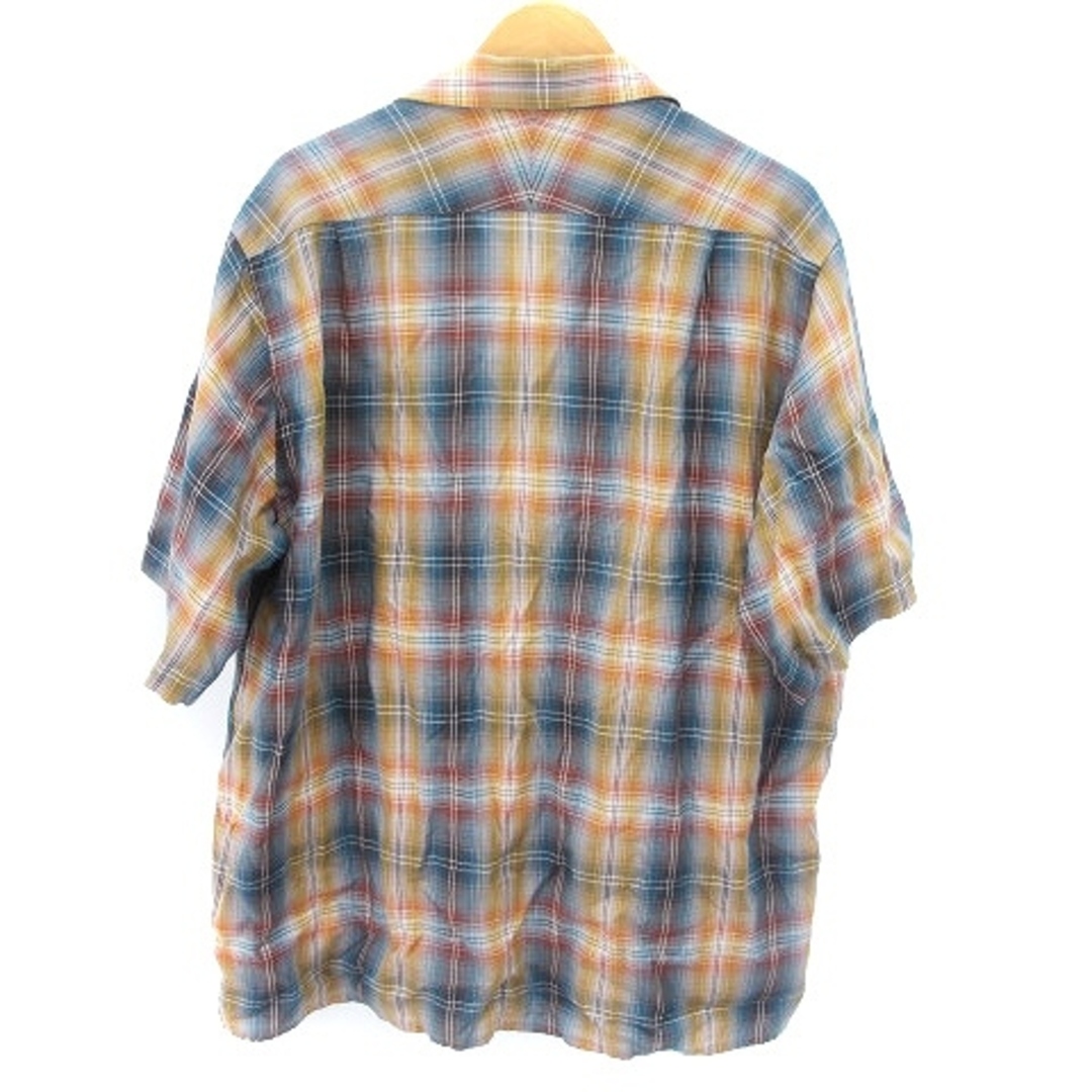 PENDLETON(ペンドルトン)のペンドルトン シャツ チェック 半袖 オープンカラー 黄 青 マルチカラー M メンズのトップス(シャツ)の商品写真