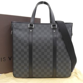 ルイヴィトン(LOUIS VUITTON)の【本物保証】 箱・布袋付 超美品 ルイヴィトン LOUIS VUITTON ダミエ グラフィット タダオPM ブリーフケース 2WAYバッグ N41259(トートバッグ)