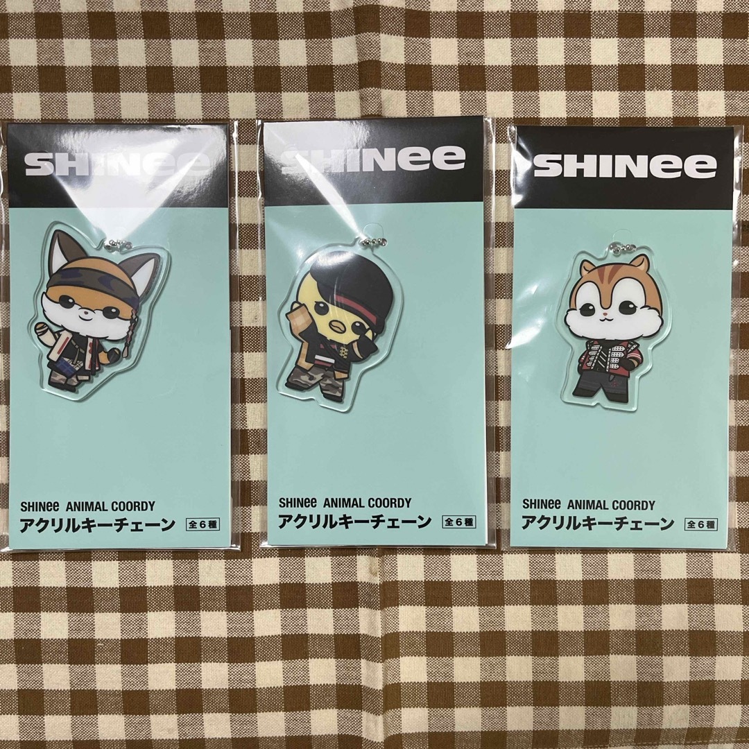 初売り SHINee ANIMAL COORDY アクリルキーホルダー 全6種類