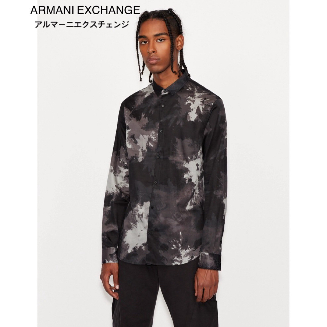 ARMANI EXCHANGE(アルマーニエクスチェンジ)のアルマーニ　長袖シャツ　総柄 メンズのトップス(シャツ)の商品写真