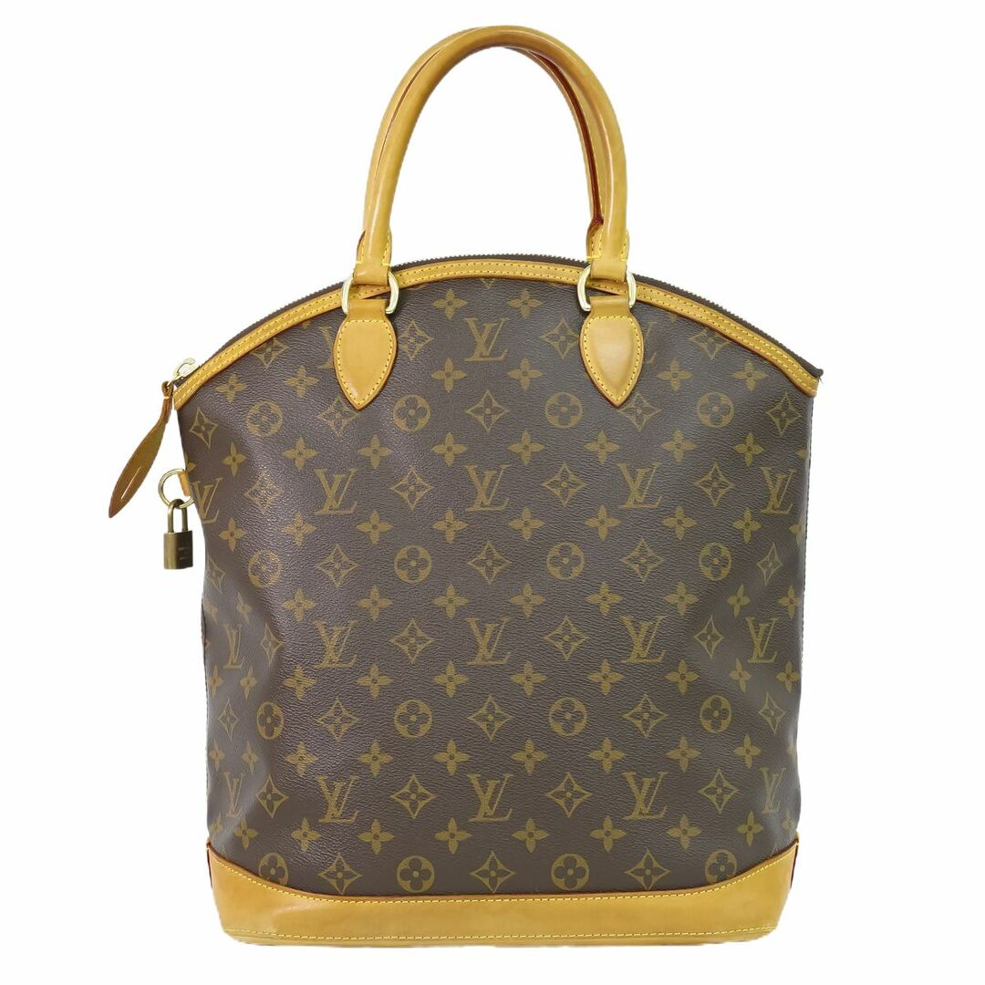 本物 ルイヴィトン LOUIS VUITTON LV ロックイット ヴェルティカル モノグラム ハンドバッグ ブラウン M40103 Lockit Vertical ビトン バッグレディース