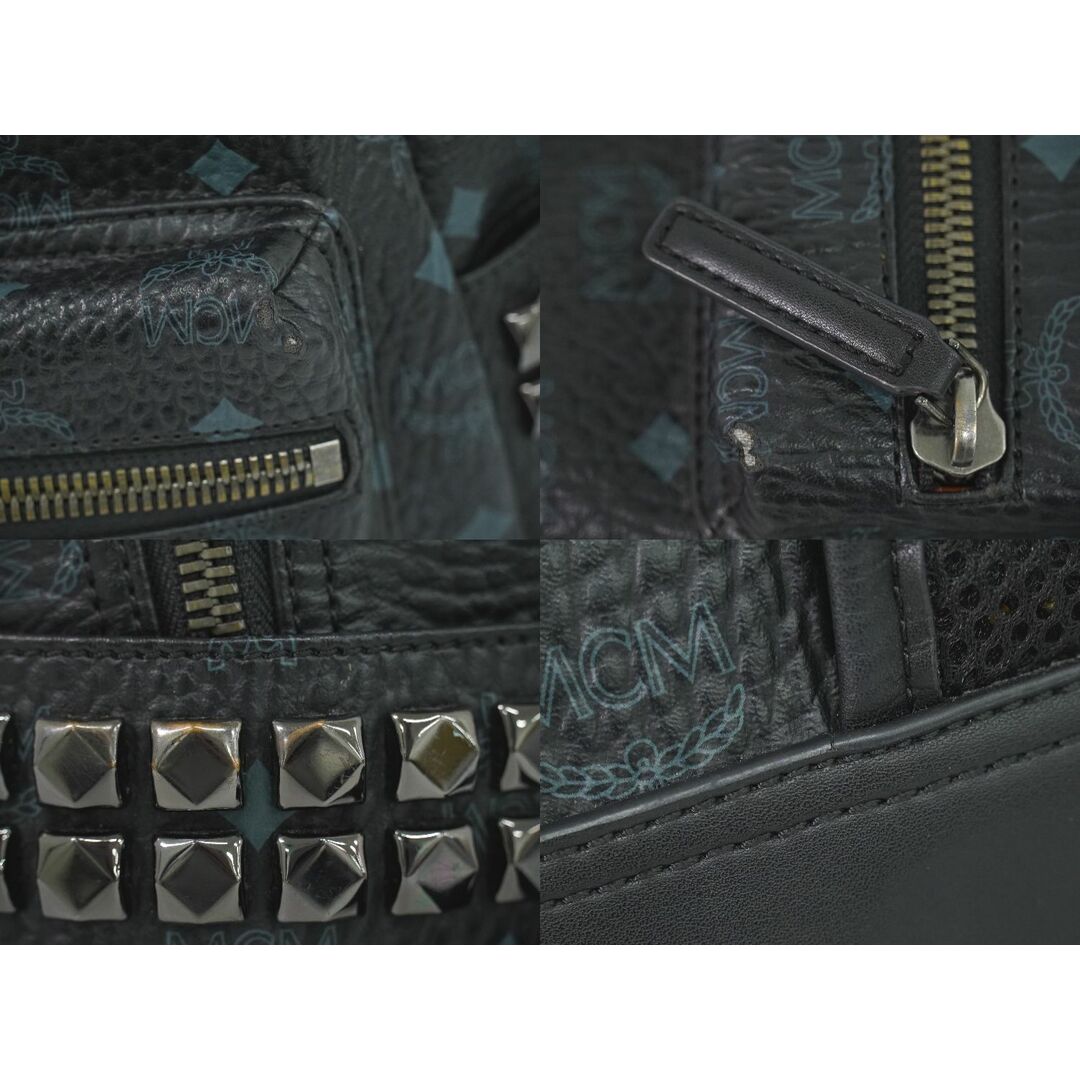 MCM - 本物 エムシーエム MCM ヴィセトス スタッズ リュック MCM - 本物 エムシーエム MCM ヴィセトス スタッズ リュック