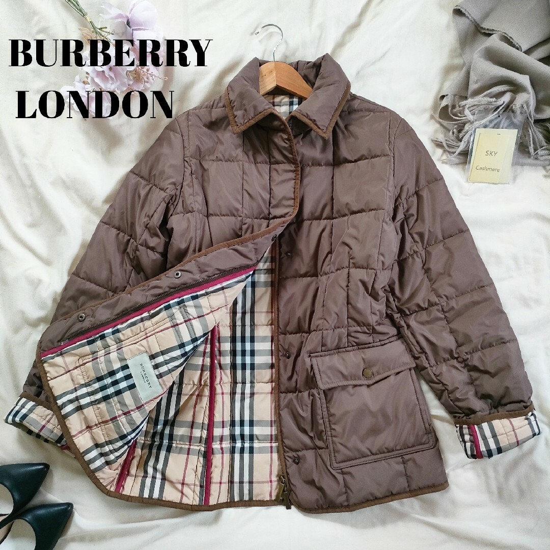 BURBERRY - 【美品】 バーバリーロンドン ノバチェック 中綿
