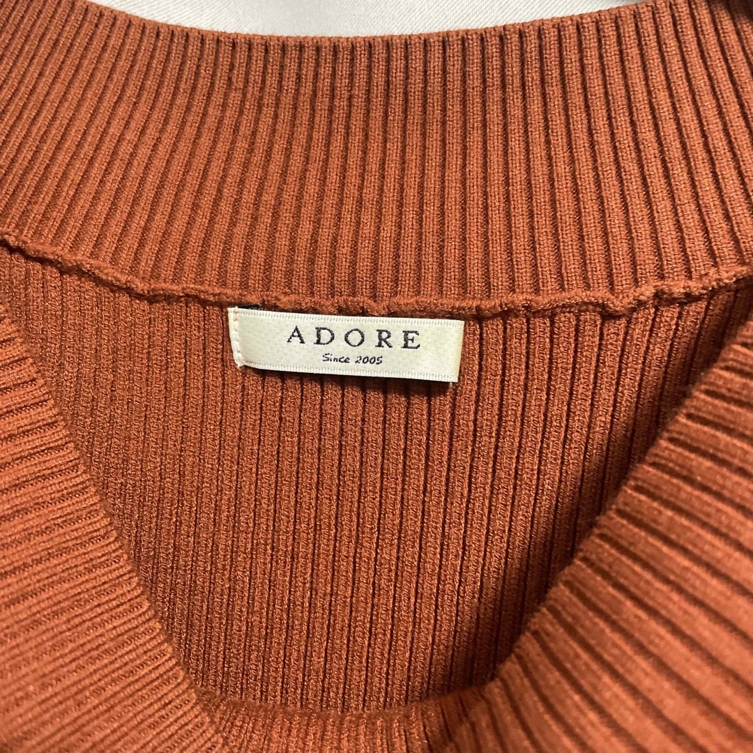 ADORE(アドーア)のAdore アドーア　ニット　リブ レディースのトップス(ニット/セーター)の商品写真