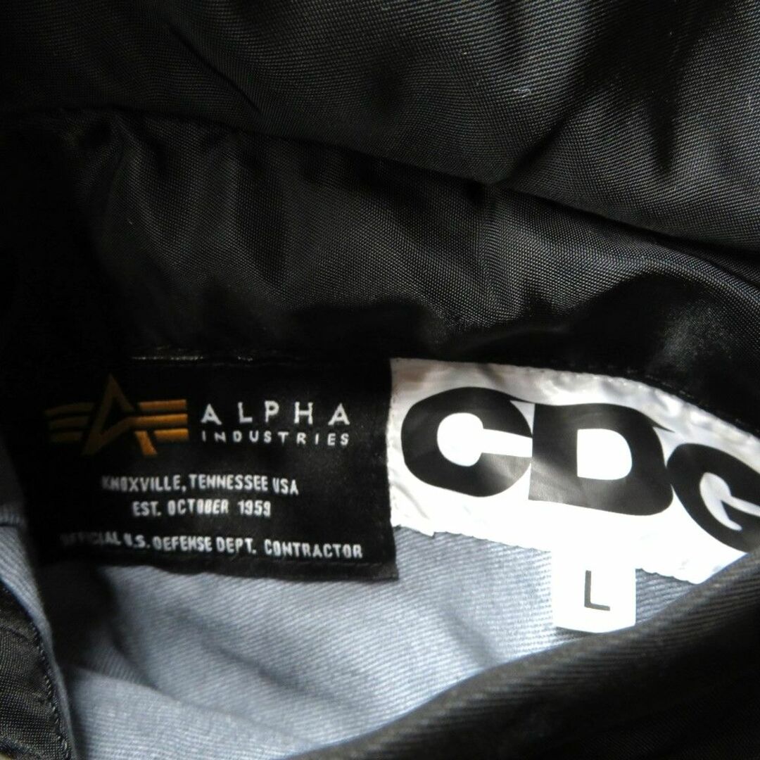 alpha(アルファ)のALPHA CDG CUSTOM MA-1 JACKET SZ-J017 メンズのジャケット/アウター(ミリタリージャケット)の商品写真