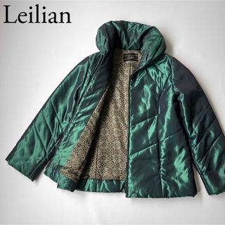 レリアン(leilian)のLeilian レリアン　ダウンジャケット　ブルゾン　ジップジャケット　中綿入り(ブルゾン)