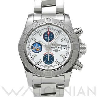 ブライトリング(BREITLING)の中古 ブライトリング BREITLING A133811A/A811 ホワイト /ブルー メンズ 腕時計(腕時計(アナログ))