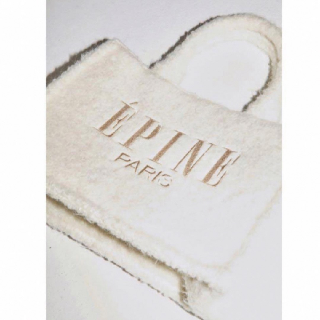 新しく着き ÉPINE PARIS BAG medium fur ivory トートバッグ | i4mx.com