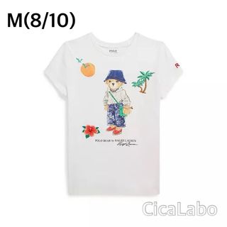 ラルフローレン(Ralph Lauren)の【新品】ラルフローレン ポロベア 夕日刺繍 Tシャツ ホワイト M(8/10)(Tシャツ/カットソー)