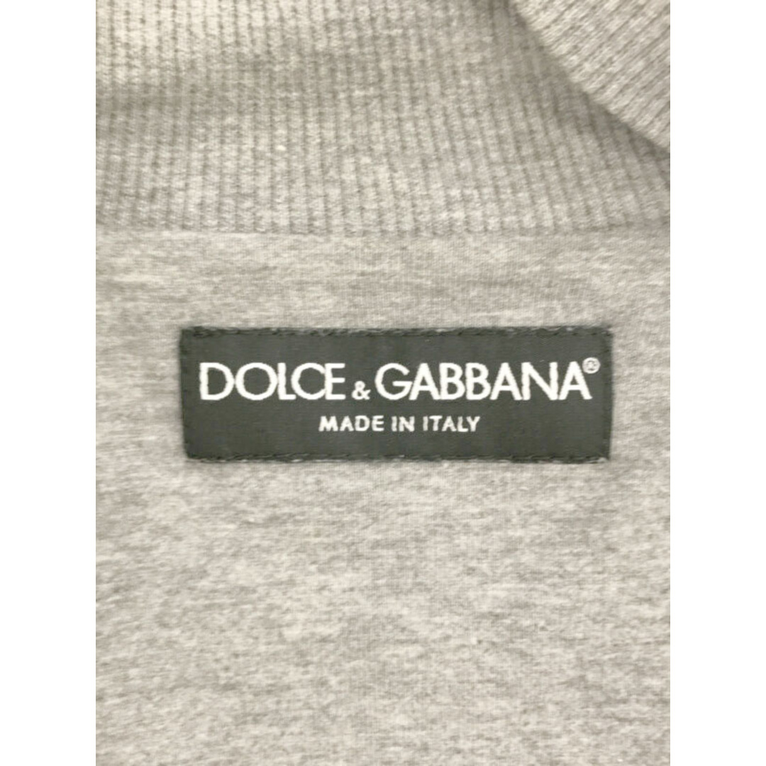 DOLCE&GABBANA(ドルチェアンドガッバーナ)のDOLCE&GABBANA ドルチェ＆ガッバーナ ITALIA ライン ジップアップトラックジャケット シルバー 44 G9542G/G7478 メンズのジャケット/アウター(その他)の商品写真