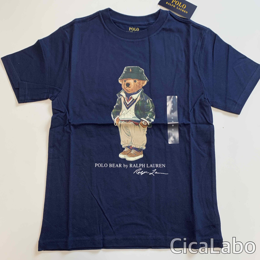 新品】ラルフローレン ポロベア Tシャツ ネイビー M(12/14)cicaLaboN