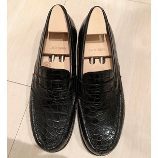 J.M. WESTON - ウエストン180 ブラッククロコ 7.5D テディ J.M. WESTON - ウエストン180 ブラッククロコ 7.5D テディ