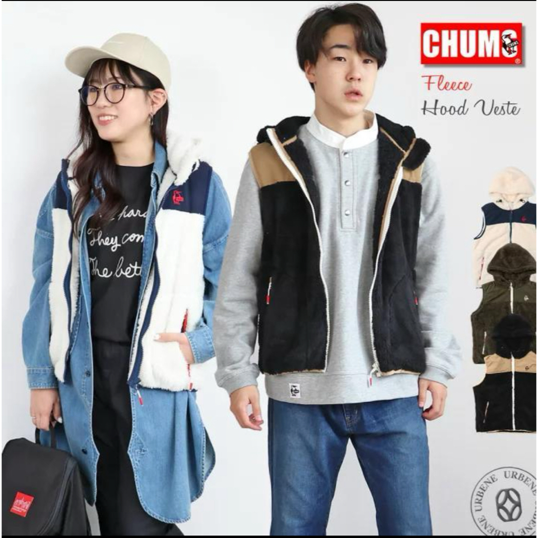 CHUMS(チャムス)のCHUMS チャムス Elmo Fleece Vest エルモ フリースベスト レディースのトップス(ベスト/ジレ)の商品写真