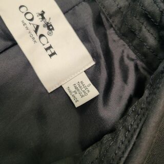COACH - COACH ブラック かっこいい ロング コート トレンチ パーカー ...
