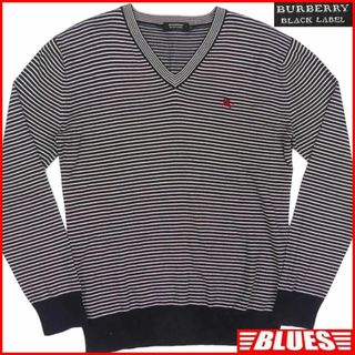 バーバリーブラックレーベル(BURBERRY BLACK LABEL)の廃盤 バーバリーブラックレーベル セーター ニット M メンズ HN2002(ニット/セーター)