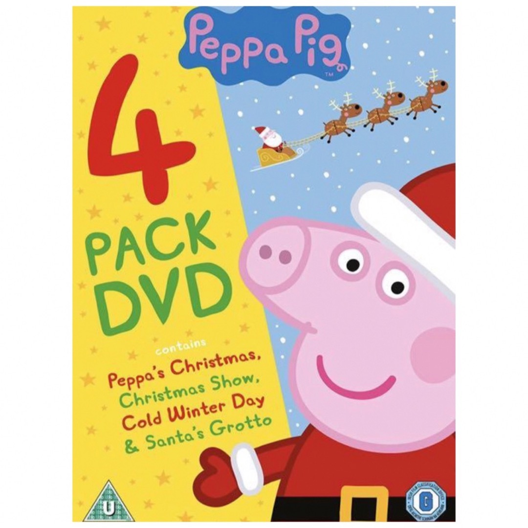 【SALE】peppa pig DVD 4枚組　ペッパピッグ　クリスマス　英語 | フリマアプリ ラクマ