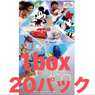 エポック(EPOCH)のエポック ディズニー100周年 2ボックス分20パックと1box(Box/デッキ/パック)