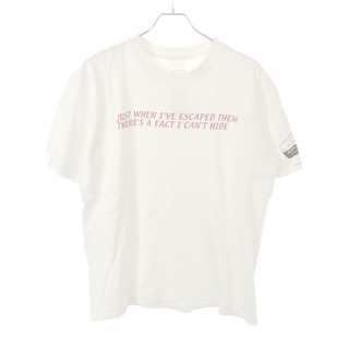 ナンバーナイン(NUMBER (N)INE)のNUMBER(N)INE ナンバーナイン 2000SS Extra Heavy メッセージプリントTシャツ ホワイト 4(Tシャツ/カットソー(半袖/袖なし))
