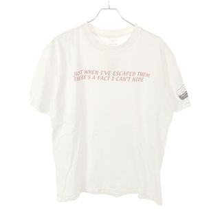 ナンバーナイン(NUMBER (N)INE)のNUMBER(N)INE ナンバーナイン 2000SS Extra Heavy メッセージプリントTシャツ ホワイト 4(Tシャツ/カットソー(半袖/袖なし))