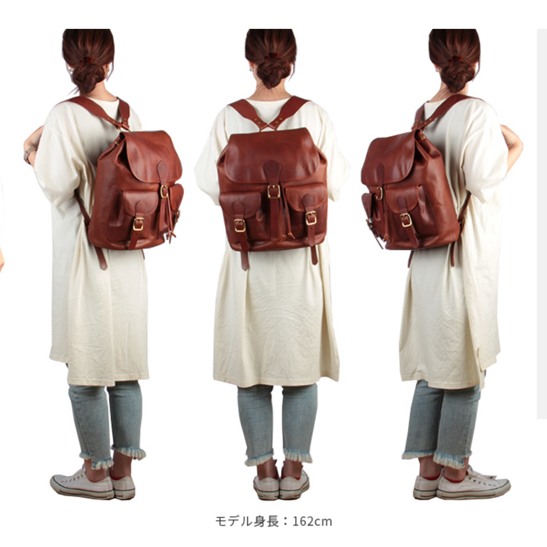 SLOW＆CO(スロウ)の新品未使用 SLOW 革リュック double oil -rucksack- メンズのバッグ(バッグパック/リュック)の商品写真