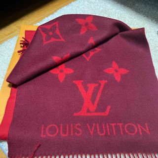 ルイヴィトン(LOUIS VUITTON)のVUITTONカシミヤマフラー⭐︎ほぼ新品(マフラー/ショール)