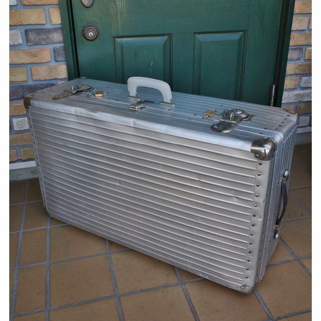 Rimowa リモワ 1960' アンチーク アルミ スーツケース【稀少・旧 Rimowa リモワ 1960' アンチーク アルミ スーツケース【稀少・旧