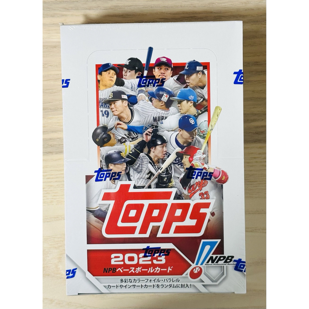 2023 Topps NPB Baseball Card 1箱 シュリンク付 エンタメ/ホビーのトレーディングカード(Box/デッキ/パック)の商品写真