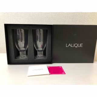 ラリック ルーブル ビアグラス ペア　LALIQUE(グラス/カップ)