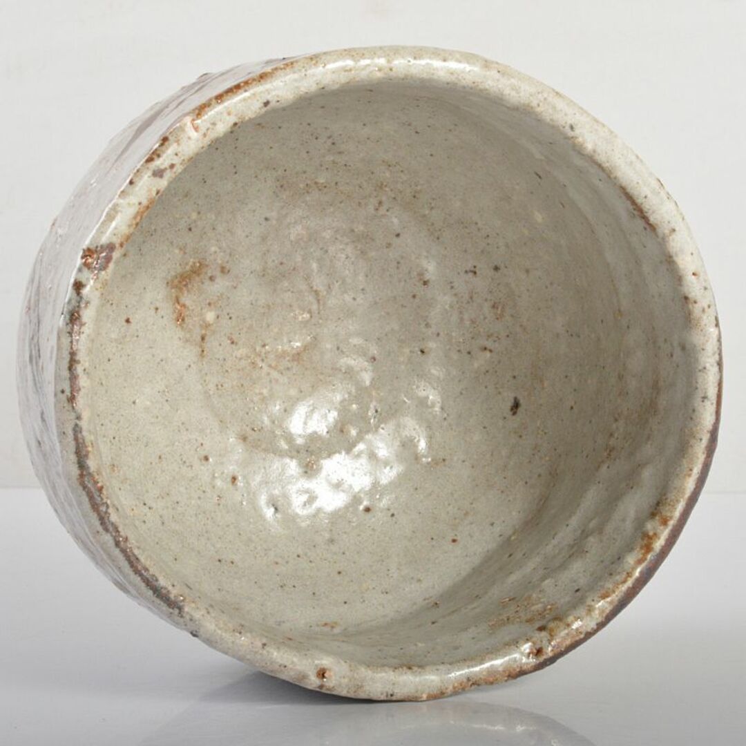 加藤唐九郎 一無斎(一ム斎)作 志野茶碗 銘紫雲 共布共箱二重箱 加藤唐九郎 一無斎(一ム斎)作 志野茶碗 銘紫雲 共布共箱二重箱