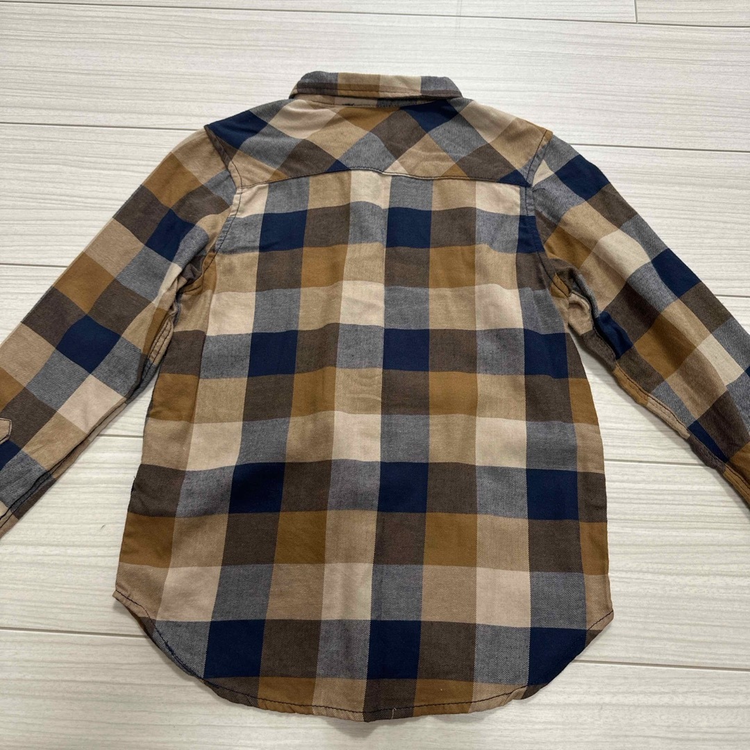 H&M(エイチアンドエム)のH&M キッズ チェックシャツ キッズ/ベビー/マタニティのキッズ服男の子用(90cm~)(ブラウス)の商品写真