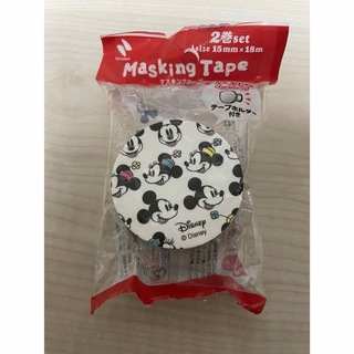 ディズニー(Disney)のニチバン　ディズニー　マスキングテープ　2巻セット　ミッキー ミニーマウス(テープ/マスキングテープ)