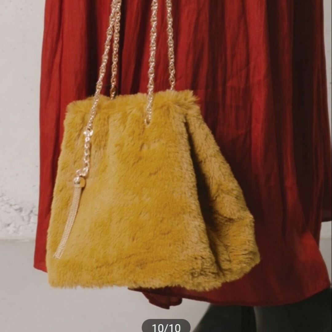 RODE SKO(ロデスコ)のフェイクファー ショルダーバッグ レディースのバッグ(ショルダーバッグ)の商品写真