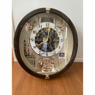 セイコー(SEIKO)の新品SEIKO 掛け時計　RE579B 薄金色パール塗装(掛時計/柱時計)