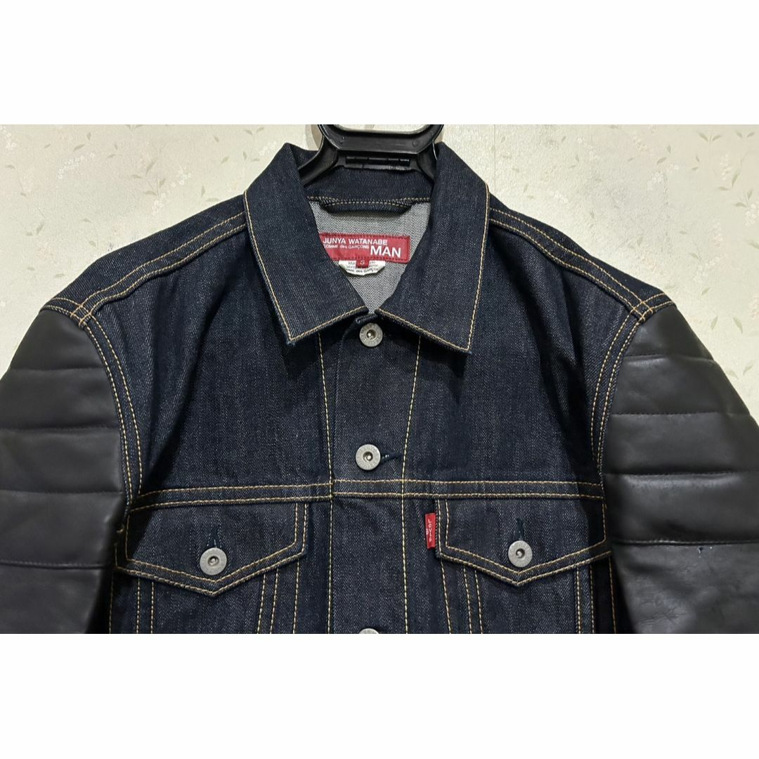 JUNYA WATANABE COMME des GARCONS(ジュンヤワタナベコムデギャルソン)の＊ジュンヤワタナベコムデギャルソンマン×Levi’s デニムジャケット S メンズのジャケット/アウター(Gジャン/デニムジャケット)の商品写真