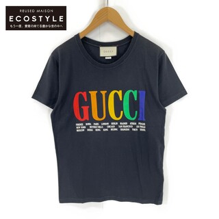 グッチ(Gucci)のグッチ 18AW シティ ロゴ プリント Tシャツ XS(Tシャツ/カットソー(半袖/袖なし))