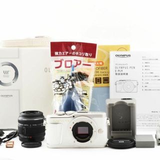 オリンパス(OLYMPUS)の【L58】OLYMPUS PEN E-PL9 ホワイト　標準レンズ　ミラーレス(コンパクトデジタルカメラ)